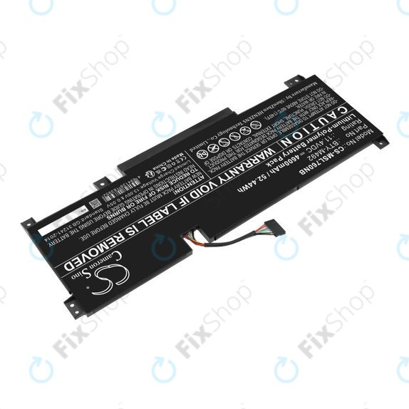 Μπαταρία για MSI Pulse GL76, Katana GF66, Bravo 15, Crosshair 17, 4600mAh, Li-Pol, 11.4V, BTY-M492, HQ