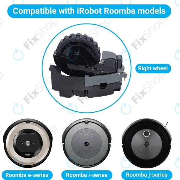 Τροχός με Κινητήρα (Αριστερός) για iRobot Roomba e-series | i-series | j-series