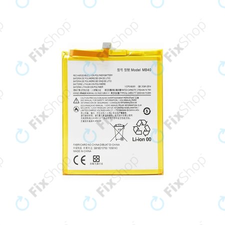 Μπαταρία για Motorola Edge 20 XT2143, MB40, 4000mAh