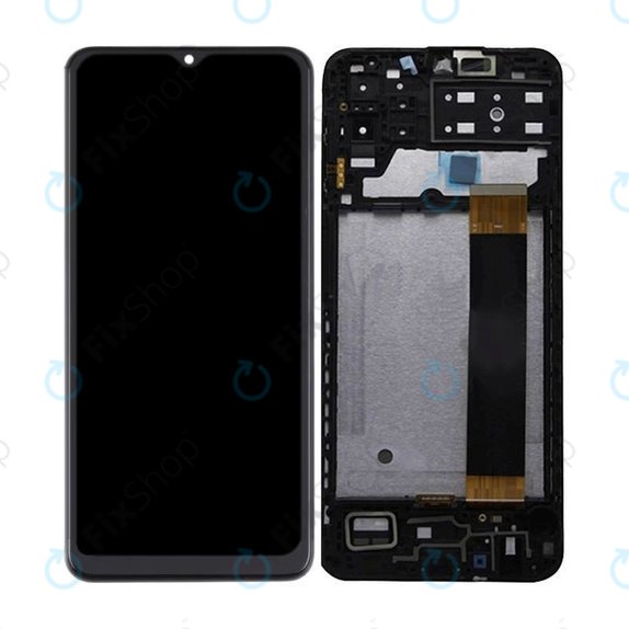 Συγκρότημα οθόνης για Samsung M13, M135F, Black, Aftermarket