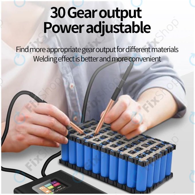 Φορητή Μηχανή Συγκόλλησης Σημείου με Ψηφιακή Οθόνη (5000mAh) για Docreate SW