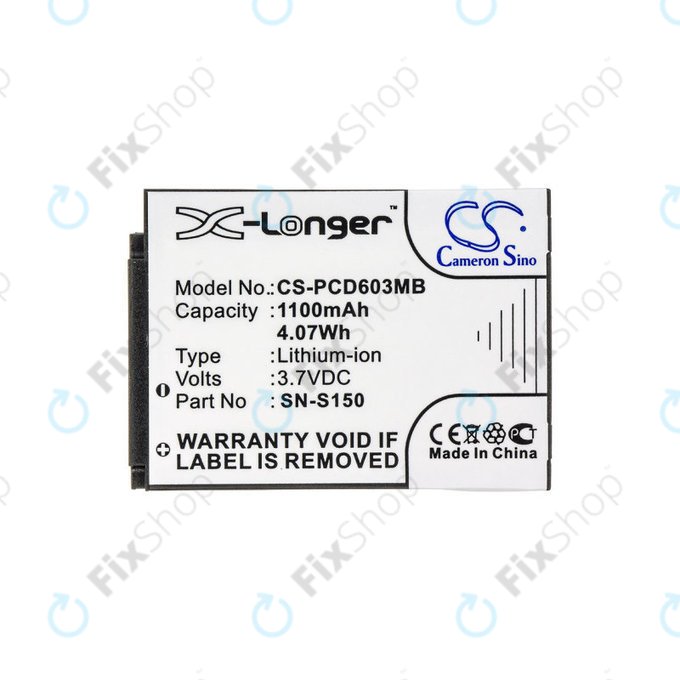 Μπαταρία για Philips SCD 603, 1100mAh, Li-ion, 3.7V, SN-S150, HQ