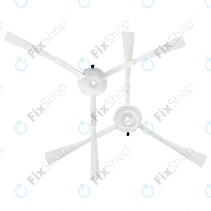 Πλαϊνή Βούρτσα (2τμχ) για Xiaomi Lydsto W2 | Λευκό | White