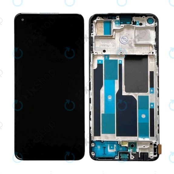 Συγκρότημα οθόνης για Realme 9 Pro Plus, RMX3392, RMX3393, Midnight Black, Aftermarket