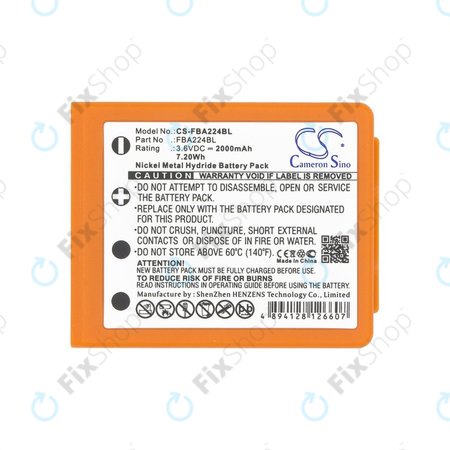 Battery για HBC Radiomatic Keynote | Linus 4 | Micron 4 | 5 | 6 | 7 | Patrol D | Quadrix | Vector Pro | BA223000 | BA223030 | FUB6 | 2000mAh | HQ