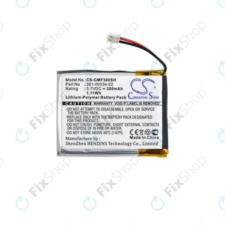 Μπαταρία για Garmin Fenix 3, 3 HR, 361-00034-02, 300mAh, HQ