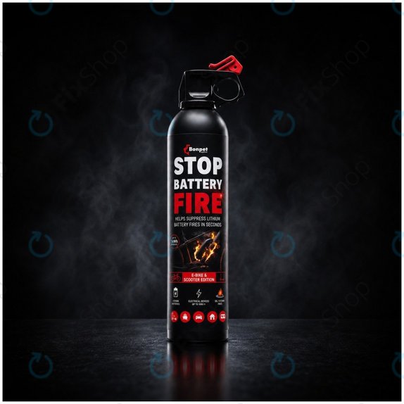 Bonpet Σπρέι πυρόσβεσης για μπαταρίες λιθίου, 500 ml, E-Bike & Scooter Edition