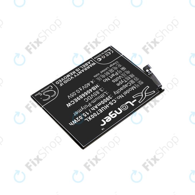 Μπαταρία για Huawei Y7, 3900mAh, Li-Pol, 3.85V, HB406689ECW, HQ