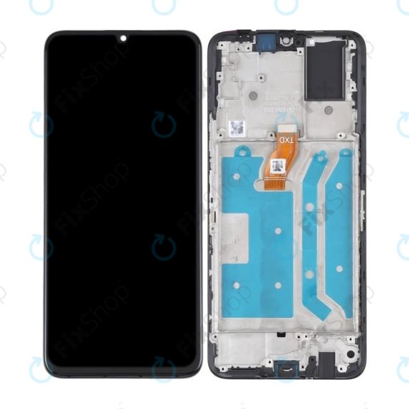Συγκρότημα οθόνης για Honor X7, CMA-LX2, Midnight Black, Aftermarket