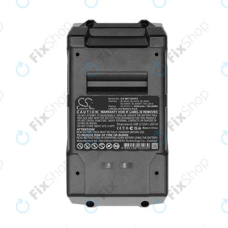 Μπαταρία για Makita Cf001g, Ga005g, 4000mAh, Li-Ion, 40V, BL4020, HQ