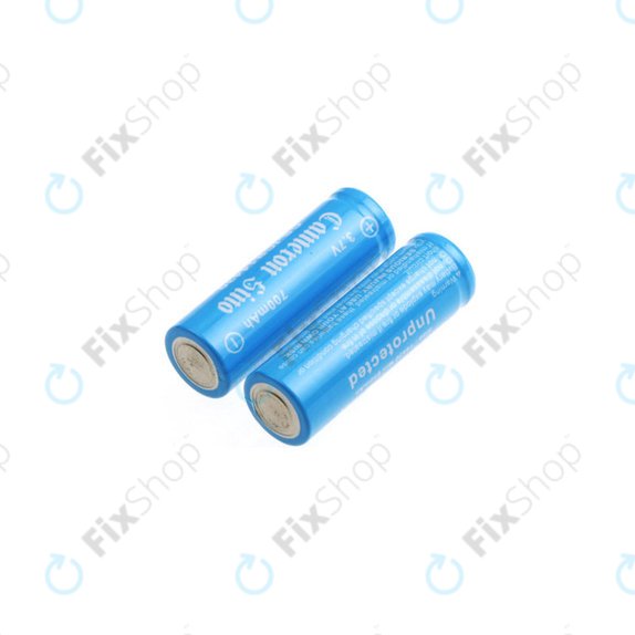 Επαναφορτιζόμενη μπαταρία, 2 τεμ, 650mAh, Li-ion, 3.7V, 14430, HQ
