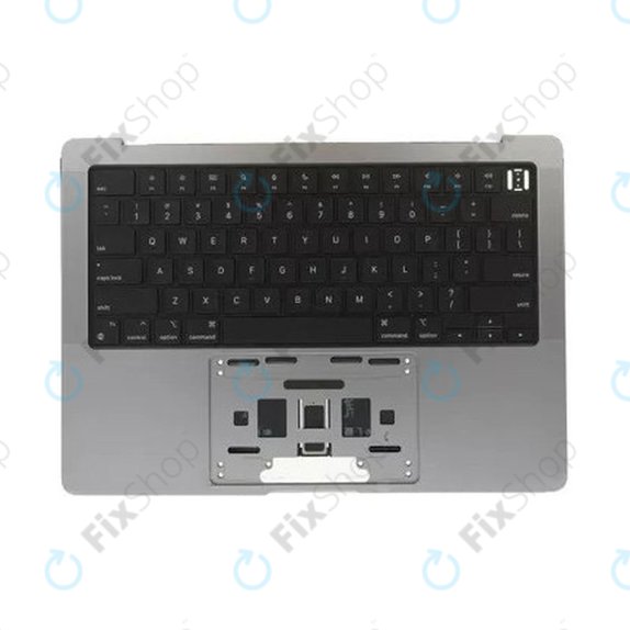 Άνω πλαίσιο πληκτρολογίου για MacBook Pro 14", A2442 (2021), A2779 (2023), με πληκτρολόγιο US και μπαταρία, Space Gray, 661-32210, Genuine Apple