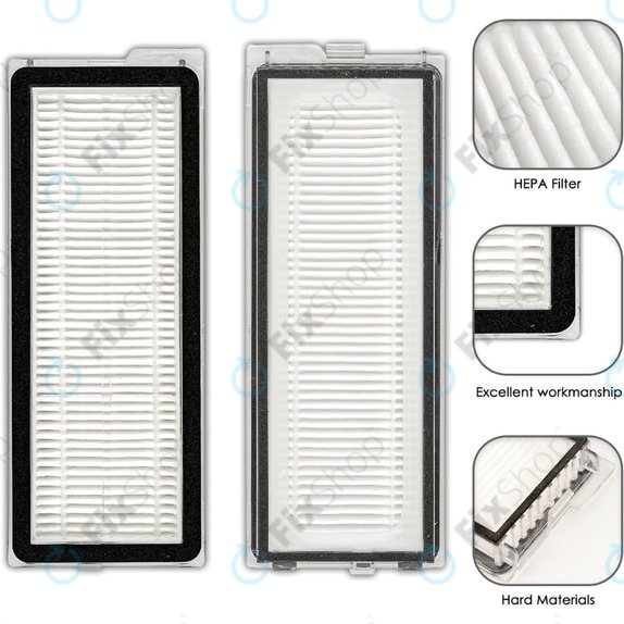 Φίλτρο HEPA, 2 τεμ. για Xiaomi Roborock Qrevo Curv, Qrevo Edge, Qrevo MaxV, Qrevo Pro, Qrevo Plus, QV-series