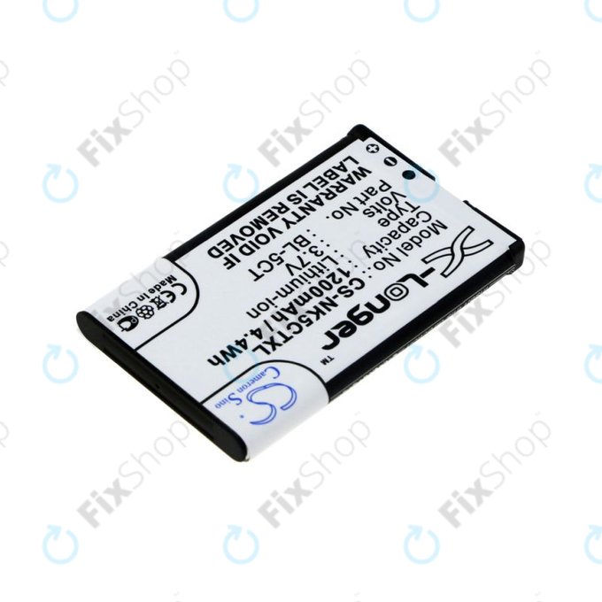 Μπαταρία για Nokia 5220, 5630, 6303, 6700, C5, 1200mAh, Li-Ion, 3.7V, BL-5CT, HQ
