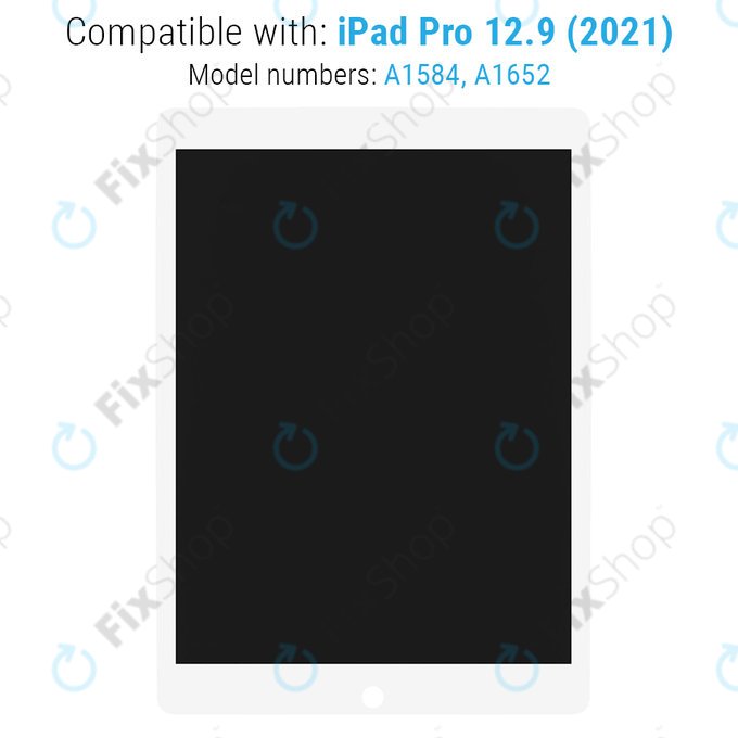 Οθόνη με οθόνη αφής για iPad Pro 12.9 (1st Gen 2015), Λευκό, White, Refurbished