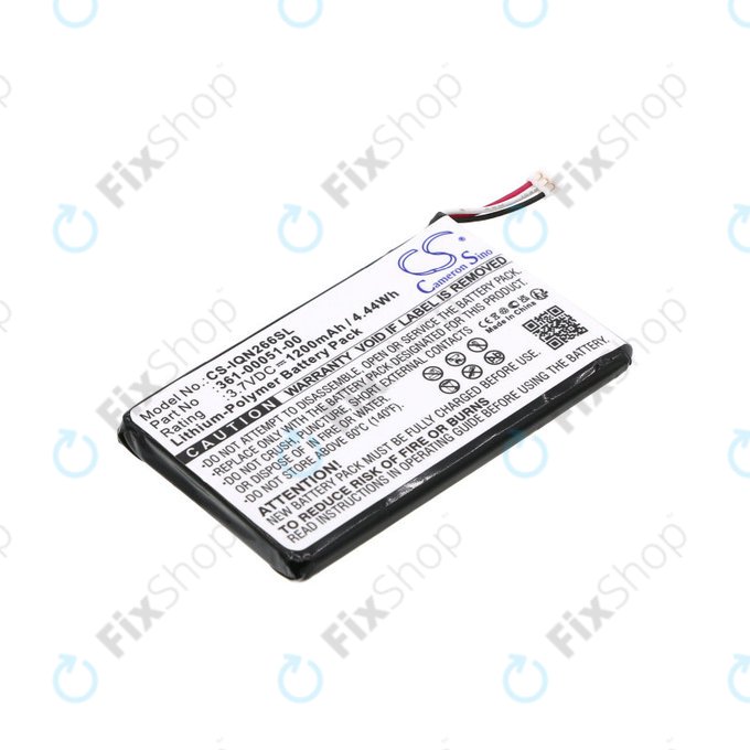 Μπαταρία για Garmin Nüvi 2660, 1200mAh, Li-Pol, 3.7V, 361-00051-00, HQ