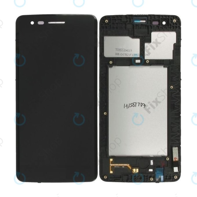 Συγκρότημα οθόνης για LG K8, M200N (2017), Μαύρο, Black, Aftermarket