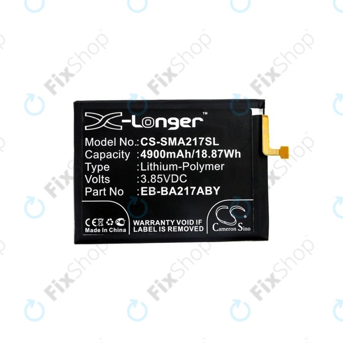Μπαταρία για Samsung A04s, 4900mAh, Li-Pol, 3.85 V, EB-BA217ABY, HQ