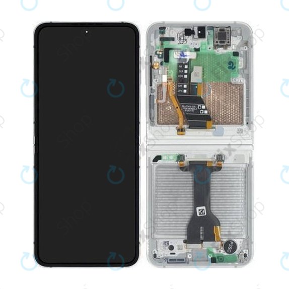LCD Display Assembly για Samsung Z Flip 7 FE F761B, GH82-37734B, White, Genuine Service Pack