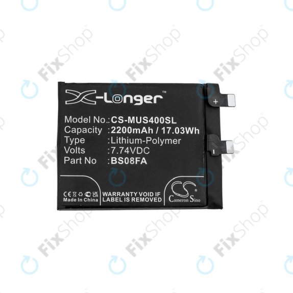 Μπαταρία για Xiaomi Black Shark 4, 4S, BS08FA, 2200mAh, HQ