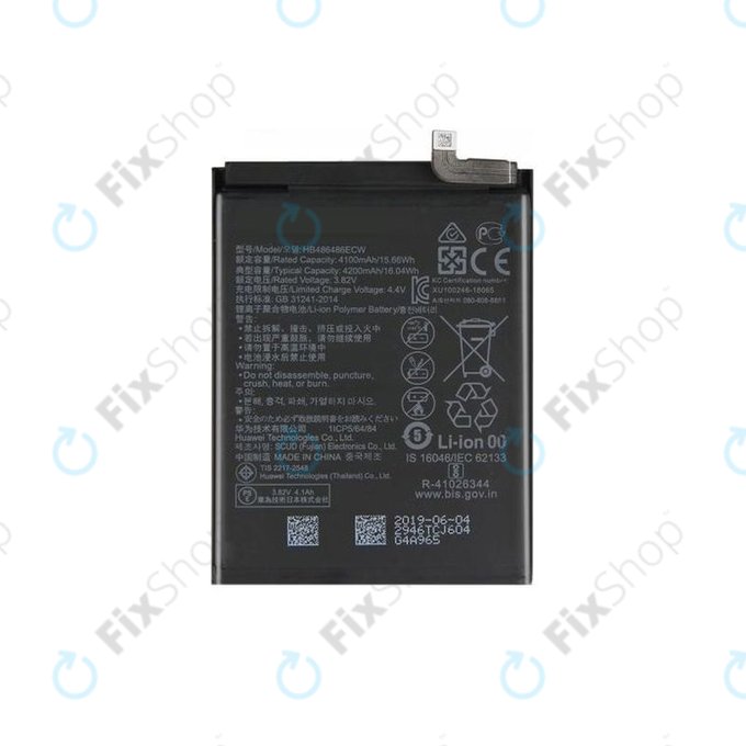Μπαταρία για Huawei Mate 20 Pro, P30 Pro, HB486486ECW, 4200mAh