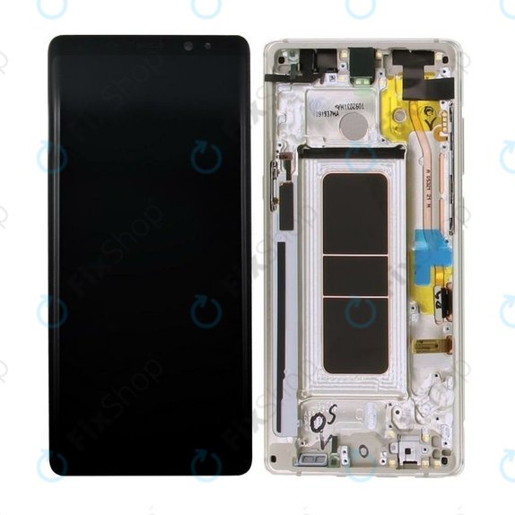 Συγκρότημα οθόνης για Samsung Note 8, N950F, GH97-21065D, GH97-21066D, Maple Gold, Service Pack