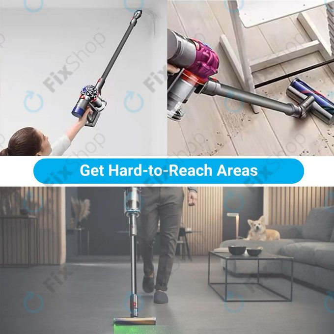 Σωλήνας Αναρρόφησης για Dyson V-series | Outsize | Ασημί | Silver