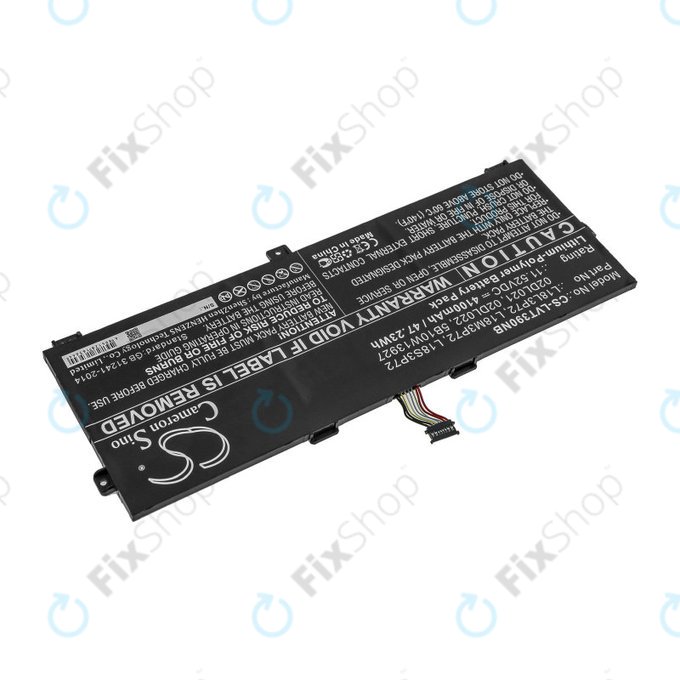 Μπαταρία για Lenovo ThinkPad X390, Yoga X390, 4100mAh, Li-Pol, 11.52V, 02DL021, HQ