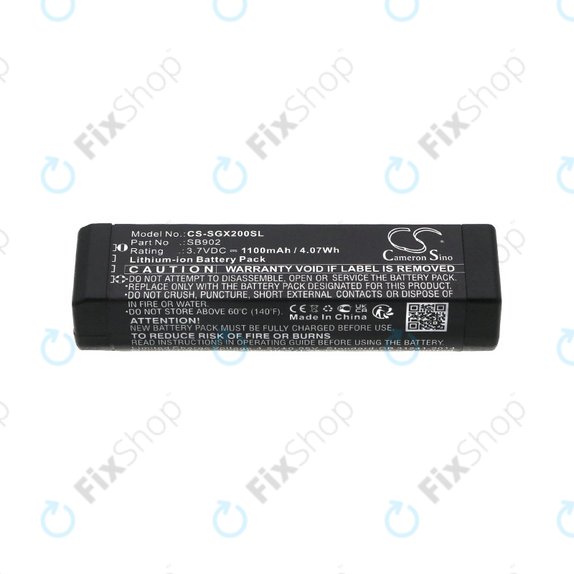 Μπαταρία για Shure GLXD1, 2, MXW2, 1100mAh, Li-Ion, 3.7V, SB902, HQ