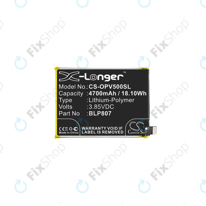 Battery για Realme 7, V5 | BLP807 | 4700mAh