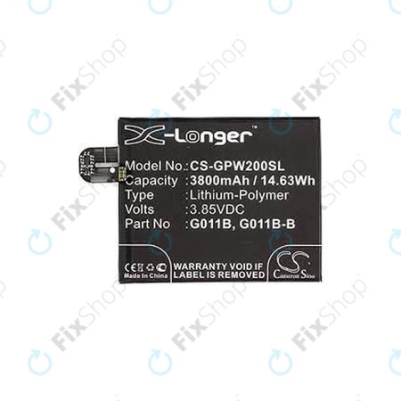 Μπαταρία για Google Pixel 2 XL G011C, G011B, 3800mAh, HQ