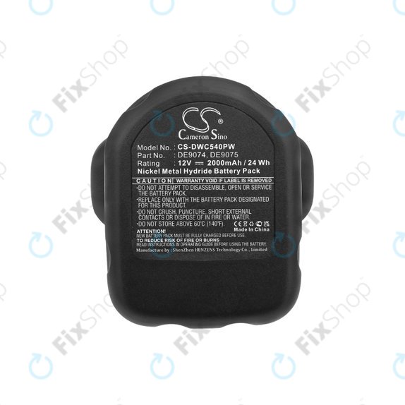 Battery για DeWalt DC | DW | 2000-series | DE9074 | DE9075 | 152250-27 | 397745-01 | 2000mAh | HQ