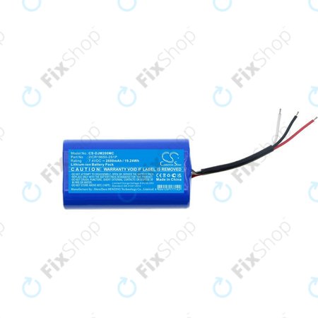 Μπαταρία για DJI Mobile 3, 4, Osmo Mobile 2, Mobile 3, Mobile 4, 2600mAh, Li-Ion, 7.4V, 2ICR18650-2S1P, HQ