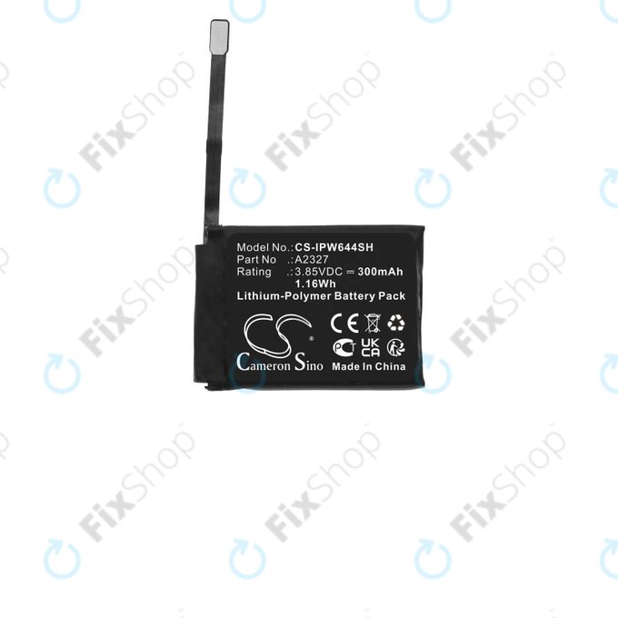 Μπαταρία για Apple Watch Series 6 44mm, A2327, 300mAh, HQ