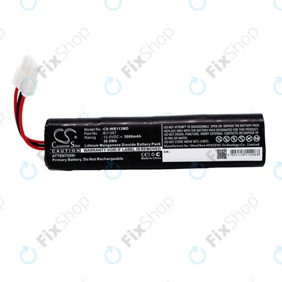 Μπαταρία για Schiller America AED 10 Jump Start, 3000mAh, Li-MnO2, 12V, 00185-2, HQ