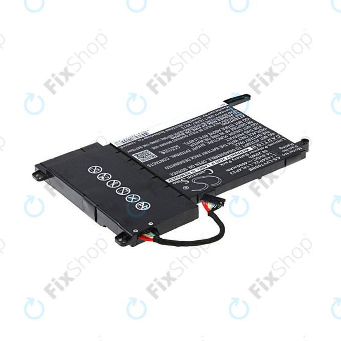 Μπαταρία για Lenovo Eraser Y700, IdeaPad Y700, 4000mAh, Li-Pol, 14.8V, L14S4P22, HQ