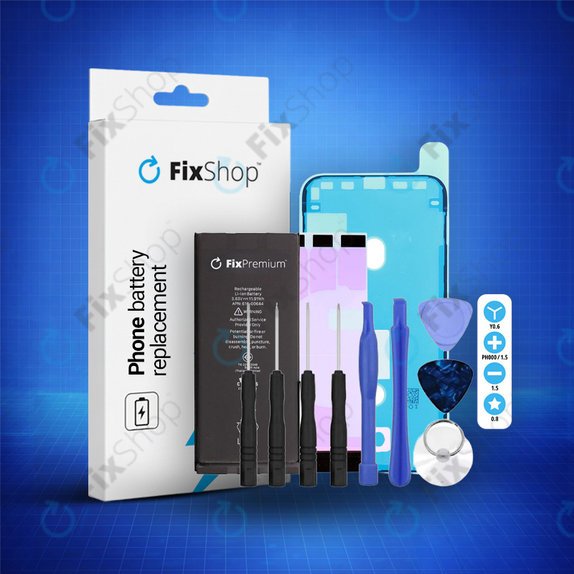 Μπαταρία για iPhone 11, 3110mAh, Κόλλα (Adhesive), Εργαλεία, FixPremium