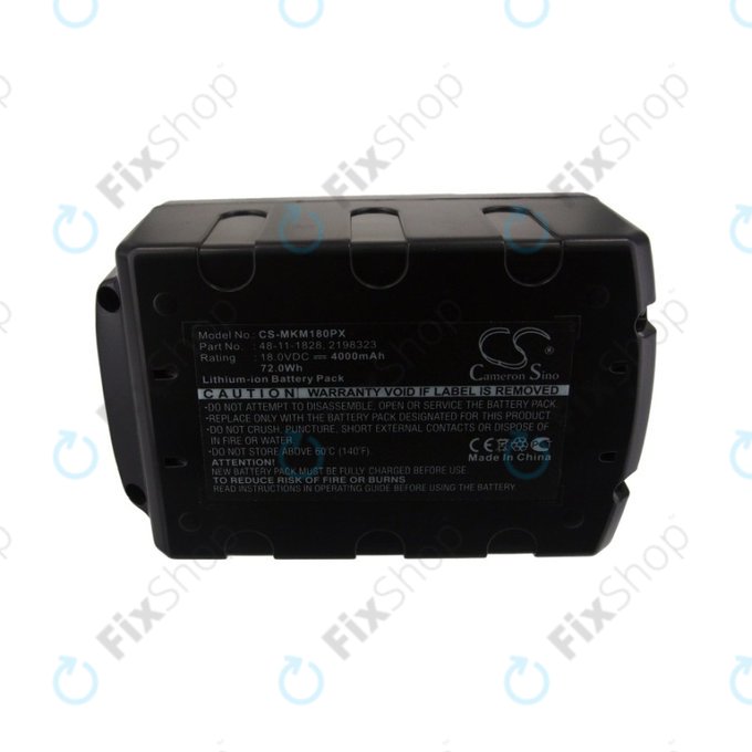 Battery για Milwaukee 2600-series | 2700-series | AG-125 | C18 | HD18 | M12 | M18 | YTB313 | 18V | 4000mAh | HQ