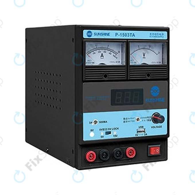Ρυθμιζόμενο Τροφοδοτικό DC Sunshine P-1503TA - 0-15V, 0-3A