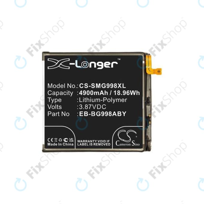 Μπαταρία για Samsung S21 Ultra G998B, EB-BG998ABY, 4900mAh, HQ