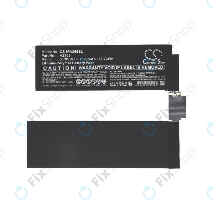 Μπαταρία για iPad Pro 11.0, 3rd Gen 2021, A2369, 7600mAh, HQ