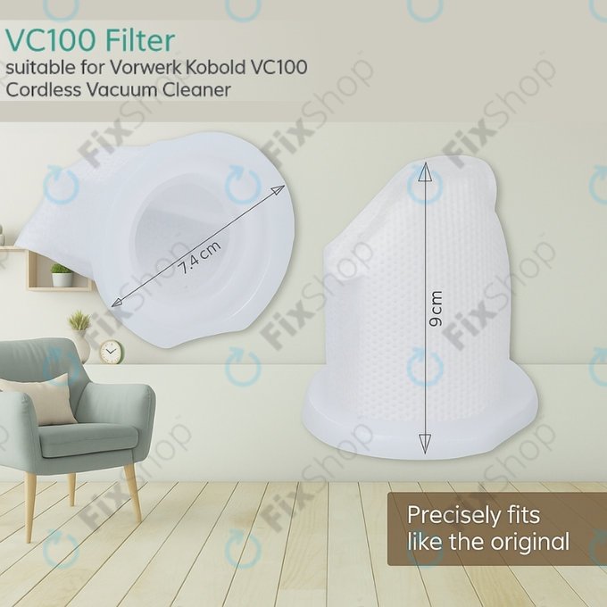 Φίλτρο Σκόνης για Vorwerk Kobold VC100