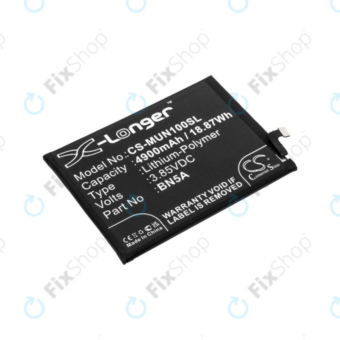 Μπαταρία για Xiaomi Poco M3 Pro, Redmi Note 10, Note 11, 4900mAh, Li-Pol, 3.85 V, BN5A, HQ