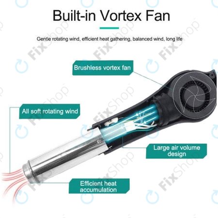 Σταθμός Κολλητηριού Θερμού Αέρα για Quick 858D+