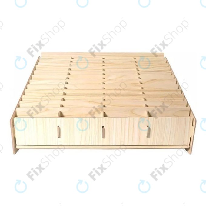 Universal ξύλινη βάση / οργανωτής για τηλέφωνα με 48 θήκες