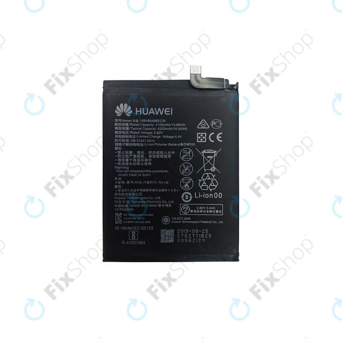 Μπαταρία για Huawei Mate 20 Pro, P30 Pro, HB486486ECW, 24022762, 24022946, 4200mAh, Service Pack