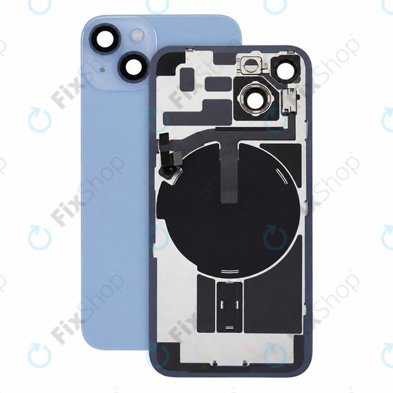 Γυαλί πίσω περιβλήματος για iPhone 14, Blue, Pulled A