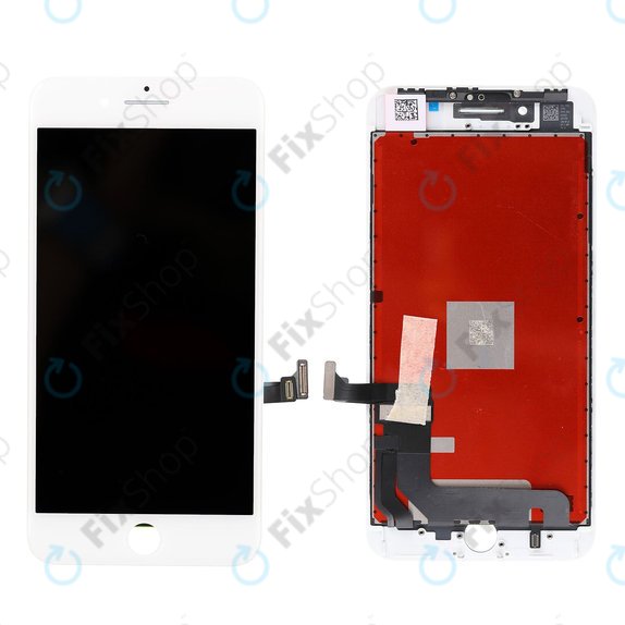 Οθόνη για iPhone 8 Plus, White, Αφής με πλαίσιο, Refurbished