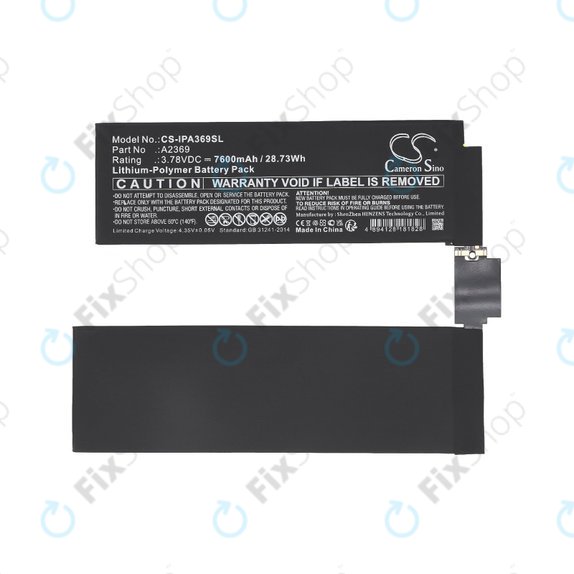 Μπαταρία για iPad Pro 11.0, 3rd Gen 2021, A2369, 7600mAh, HQ