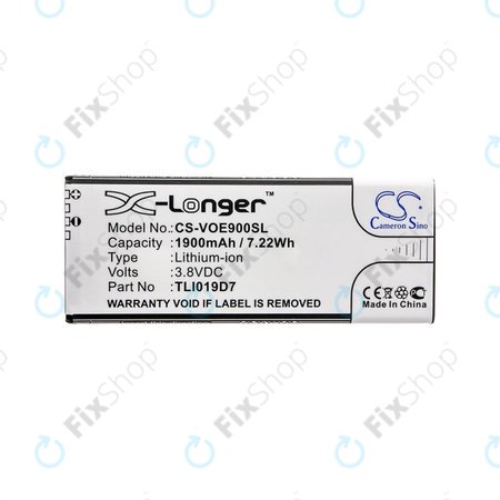 Μπαταρία για Alcatel 1 Dual Sim, TCL 5033, Vodafone VFD, Telstra, 1900mAh, Li-Ion, 3.8V, TLI019D7, HQ